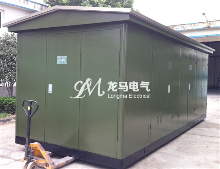 基礎彩鋼板10kv歐式箱變